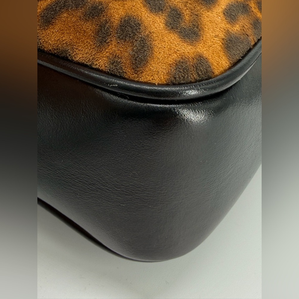 Saint Laurent Leopard Print Lou Camera Crossbody Bag - Picture 15 of 16